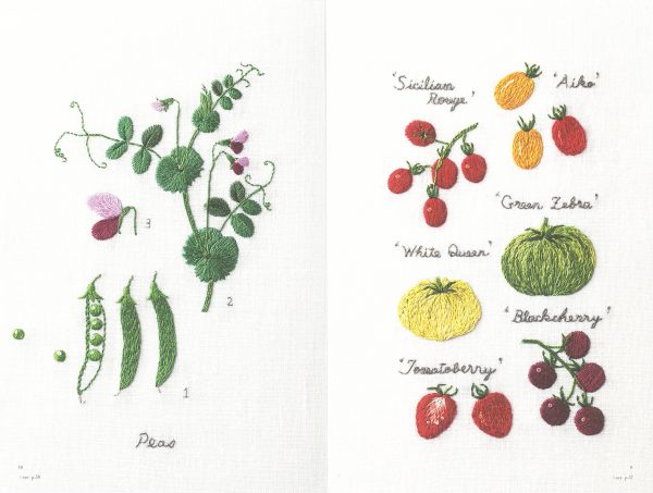 Kazuko Aoki Embroidered Kitchen Garden - Japanese Craft Book
