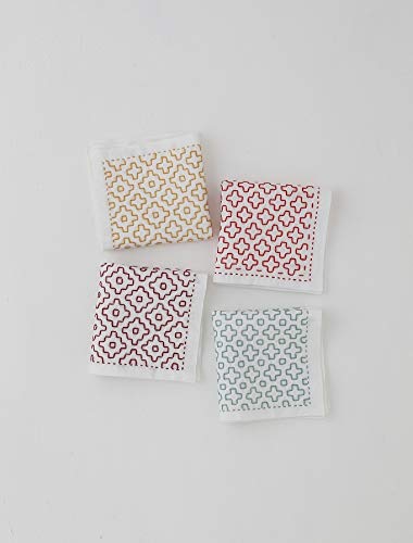Colorful and lovely sashiko towels and accessories by sashikonami